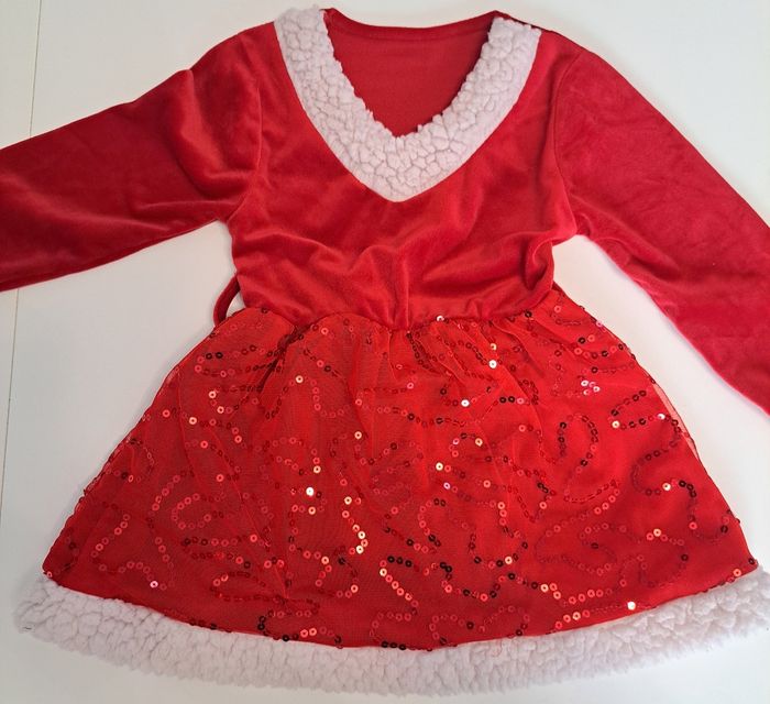 Jolie robe de Noël 36 mois TBE - photo numéro 7