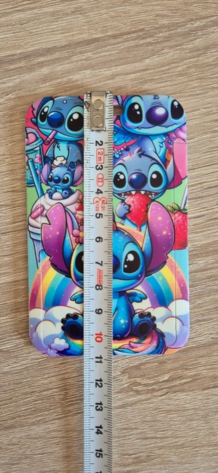 Porte carte d'identité Stitch avec lanière fantaisie. - photo numéro 5
