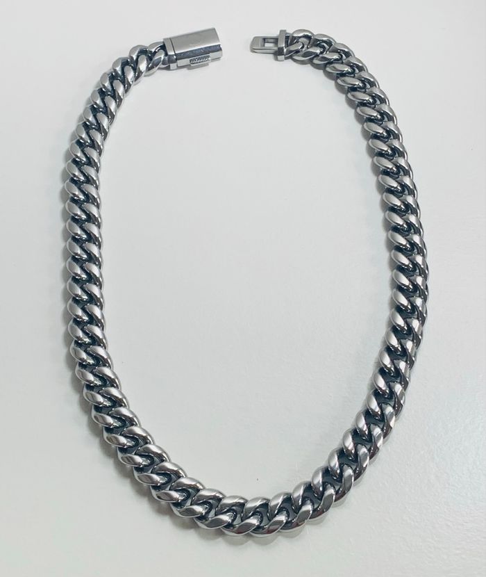 Collier opulente pour hommes avec chaîne cubaine, - photo numéro 1