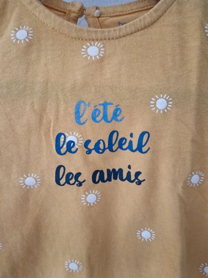 T-shirt bout'chou été soleil amis - photo numéro 2