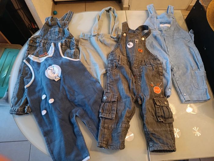 Lot de 4 salopettes - photo numéro 2
