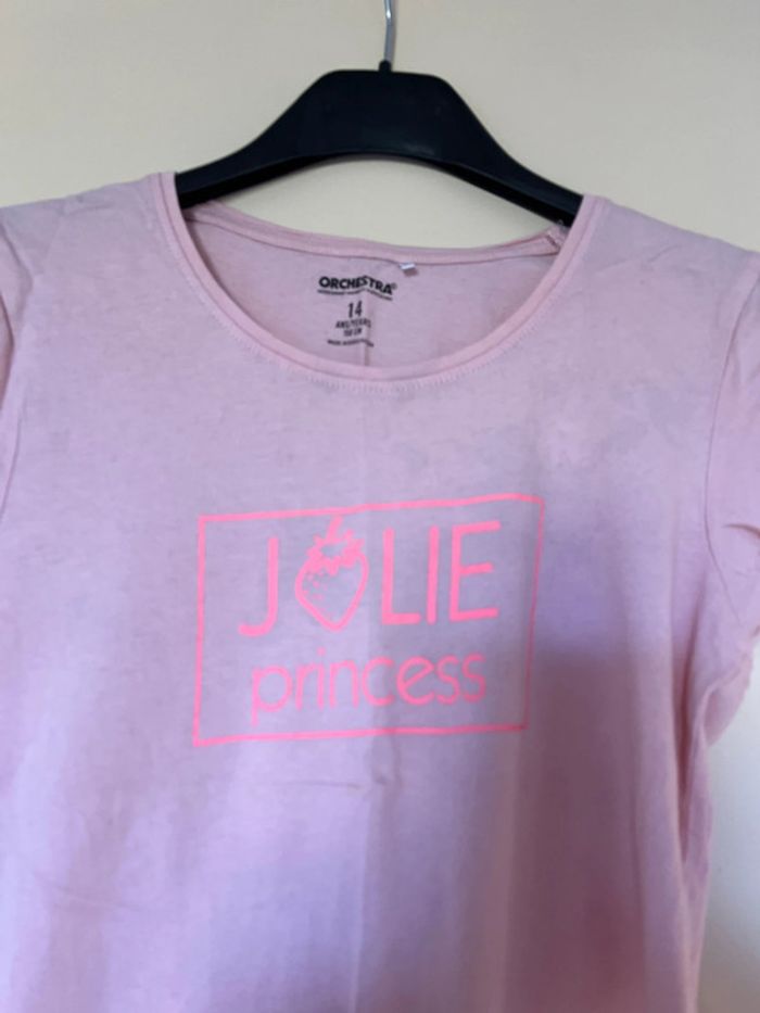 T-shirt rose - photo numéro 2