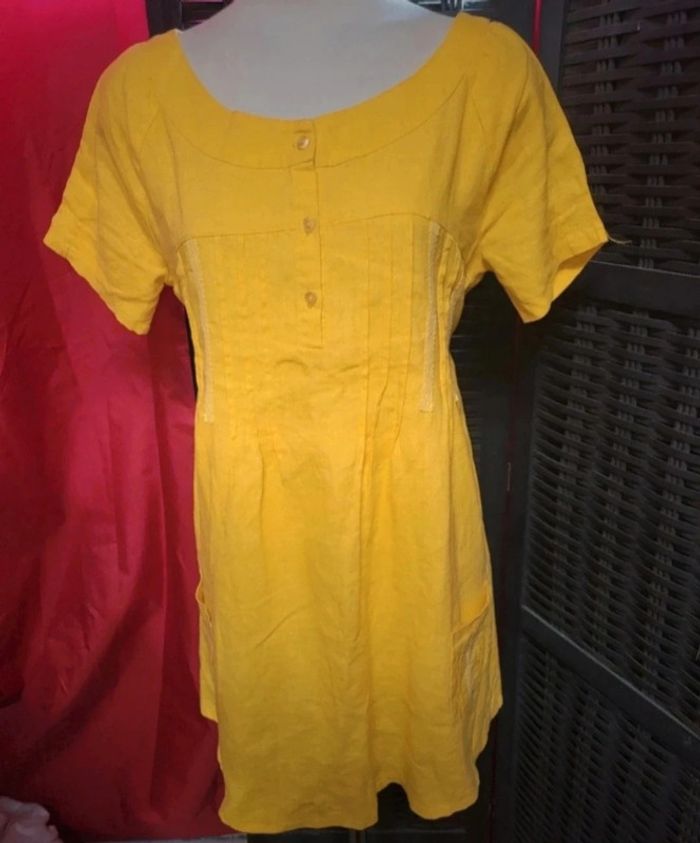 Robe lin et coton HiK taille S - photo numéro 2