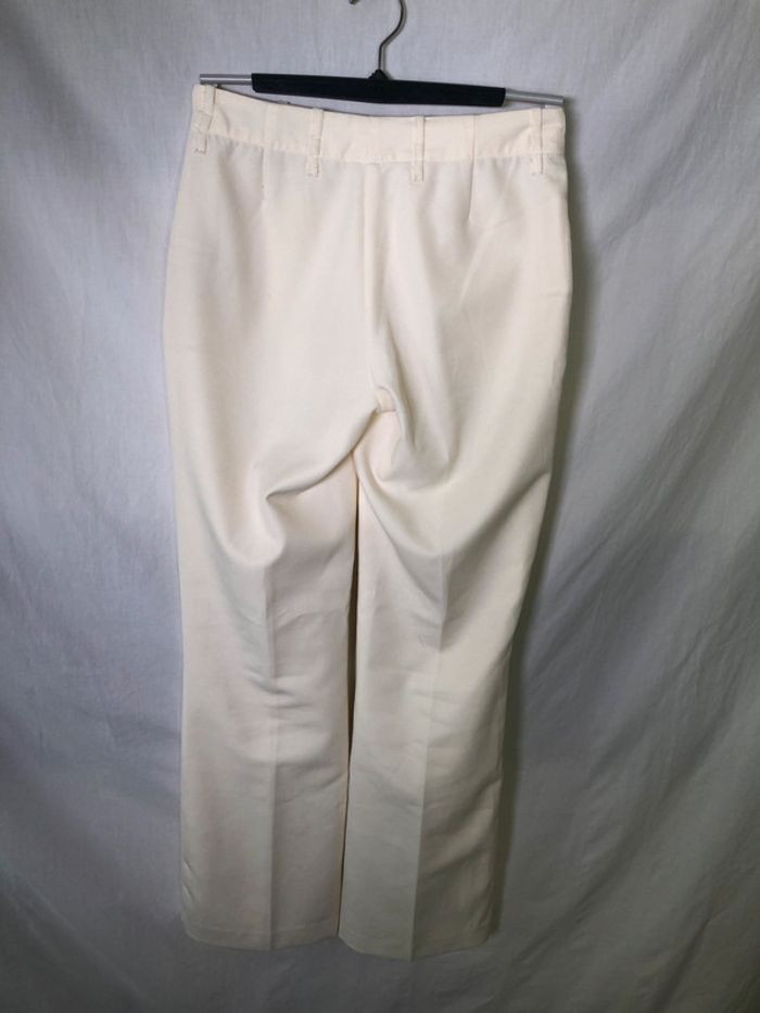 Pantalon de ville H&M crème taille 34 comme neuf - photo numéro 7