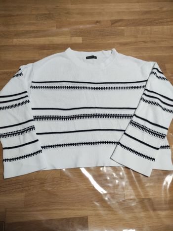 Pull court manches longues femme "Bréal"