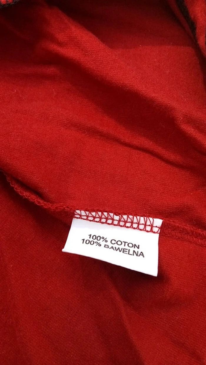 Chemise coton rouge 18 mois - photo numéro 3
