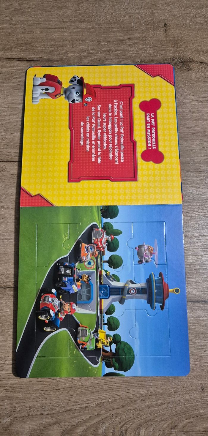 Grand livre puzzle Paw Patrol - photo numéro 3