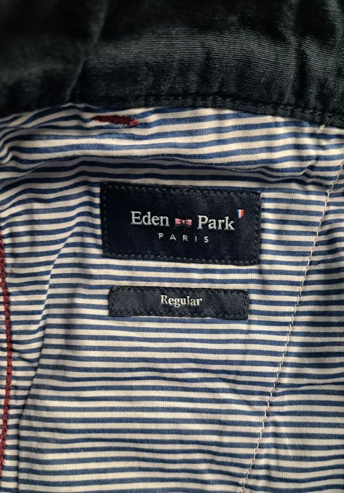 Pantalon chino Eden Park rouge bordeaux - photo numéro 2