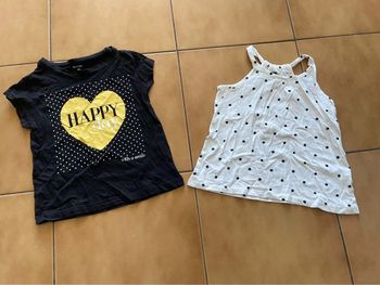 Lot t shirts fille 4 ans