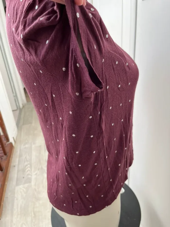 Tee shirt à pois - photo numéro 4