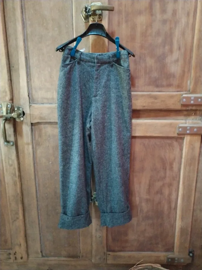 Pantalon chiné chaud