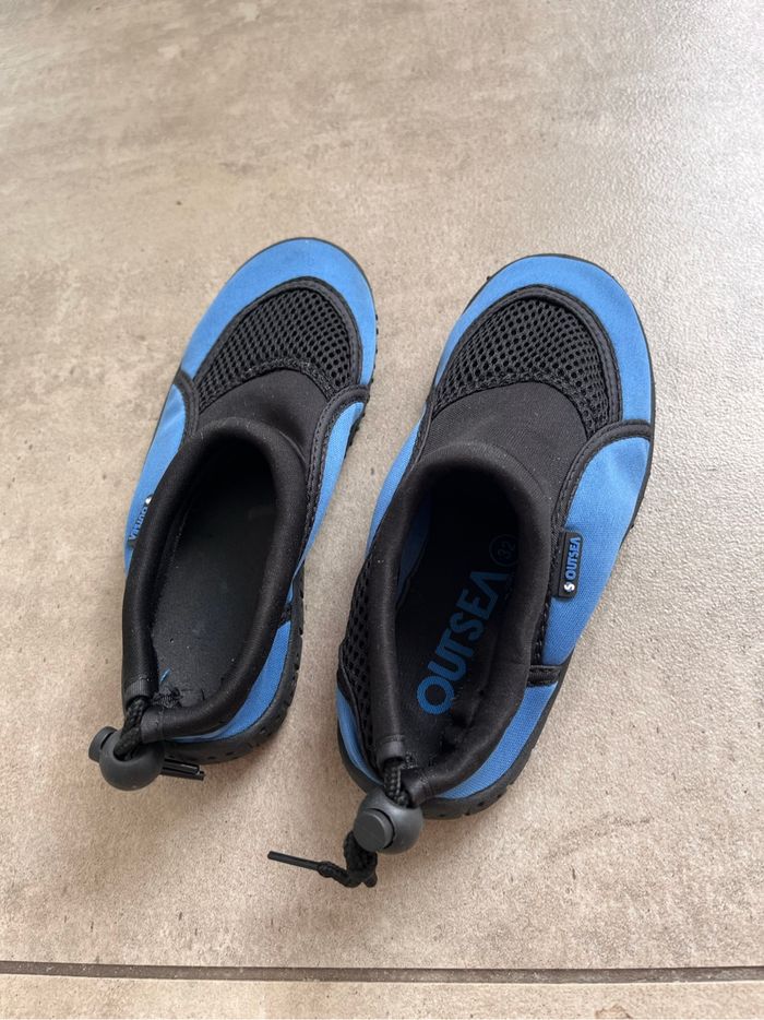 Chaussures aquatiques, pour sport et baignade, pointure 32 - photo numéro 2