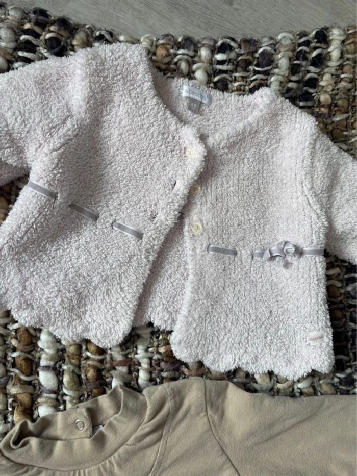 Robe et gilet fille Absorba 18 mois - photo numéro 2