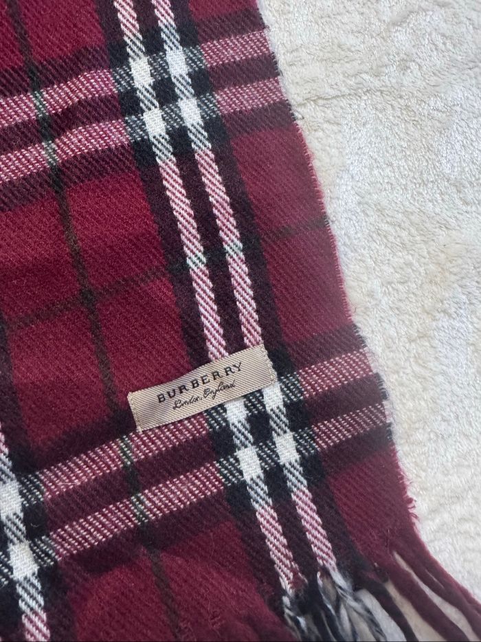Écharpe Burberrys vintage – 100% Lambswool – Made in England - photo numéro 2