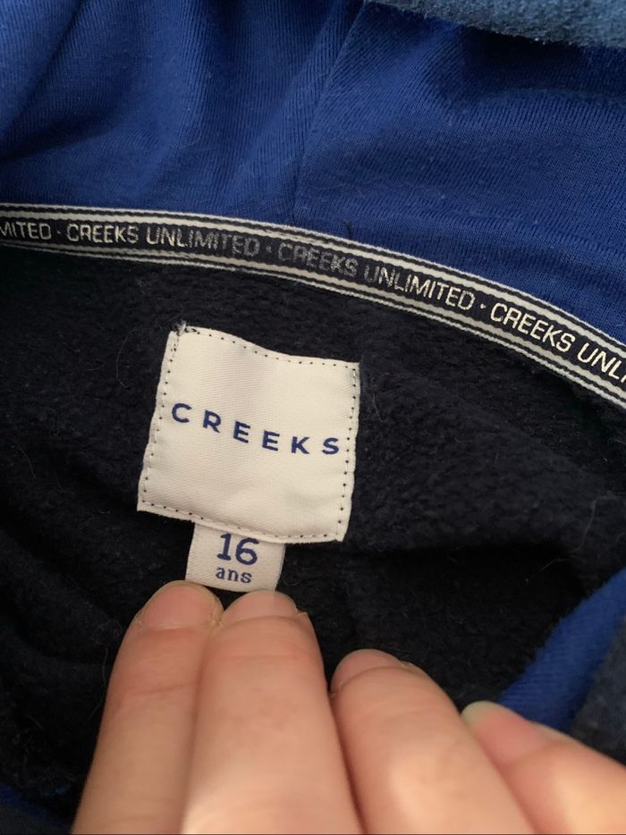 Sweat à capuche Creeks taille 16 ans - photo numéro 5
