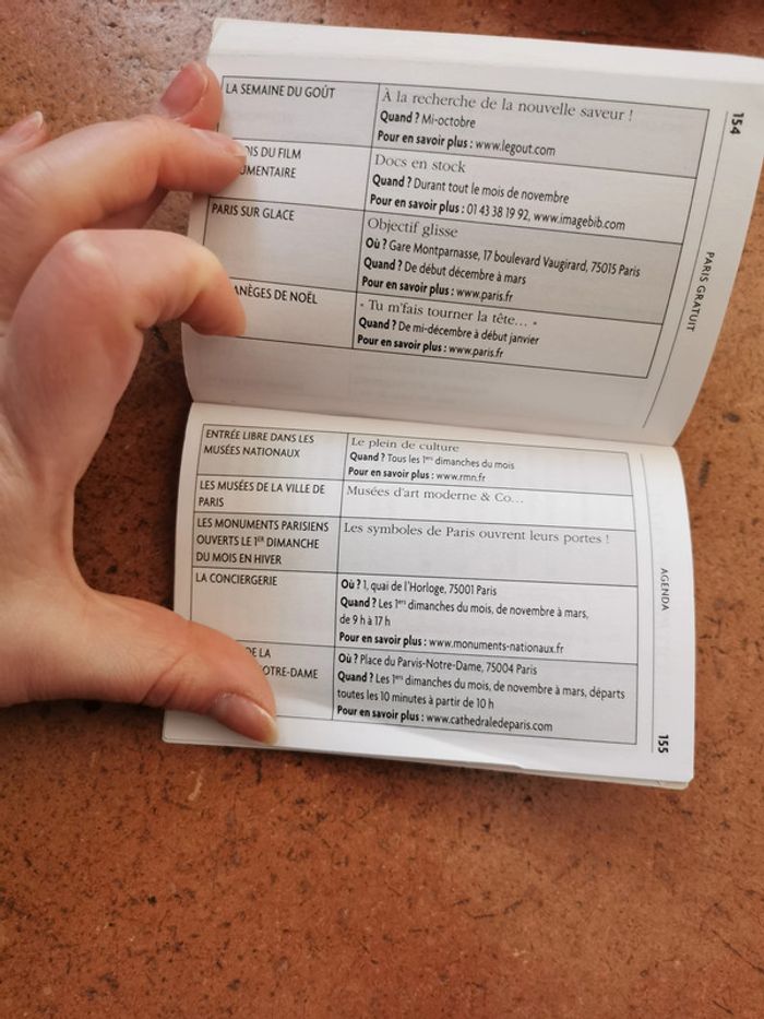 Paris gratuit, petit livre de First éditions - photo numéro 2