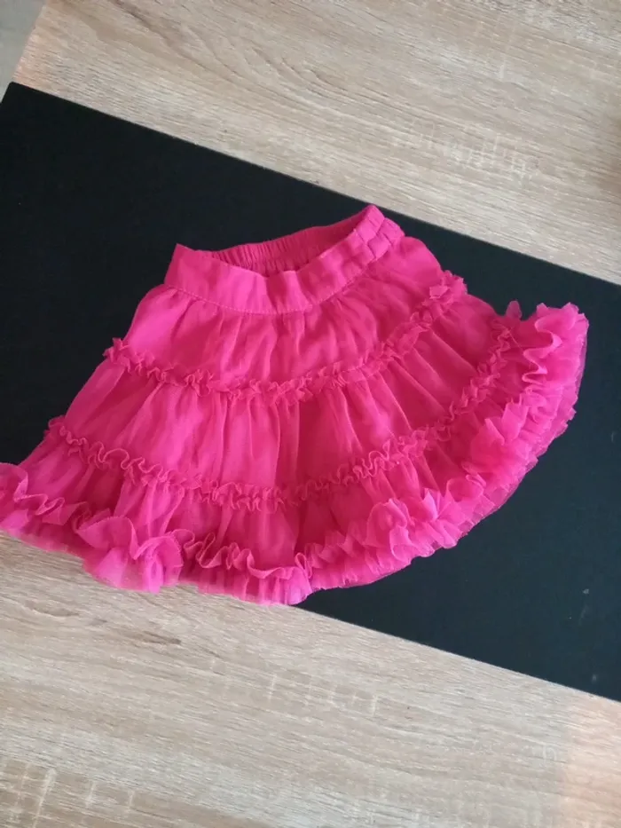 Jupe en tulle rose bébé - photo numéro 4