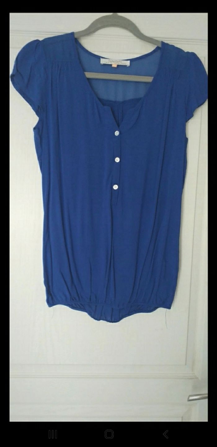 Blouse bleu
