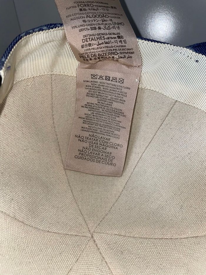 Casquette Gucci bleue - photo numéro 4