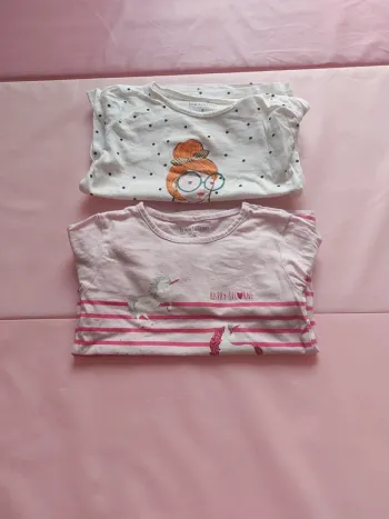Lot de 2 t-shirts manches longues