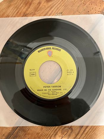 Vinyle 45 tours sans pochette-Peter Yarrow-Weave me the sunshine