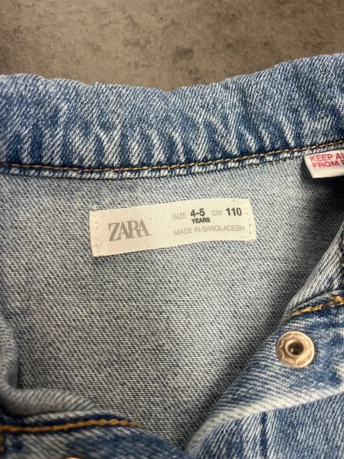 Robe en jean - 4/5 ans - Zara - photo numéro 2