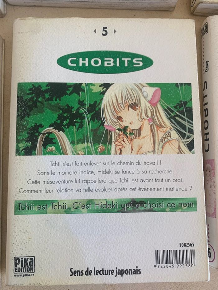 Lot 6 mangas Chobits tome 1 à 6 - photo numéro 6