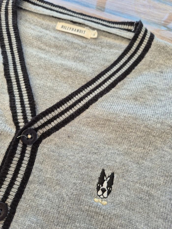Billybandit gilet gris taille 5 ans - photo numéro 2