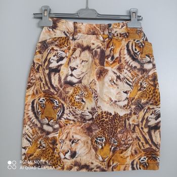 Jupe félins t32/34