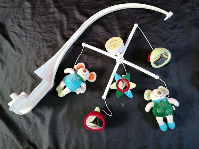 mobile souris doudou et compagnie