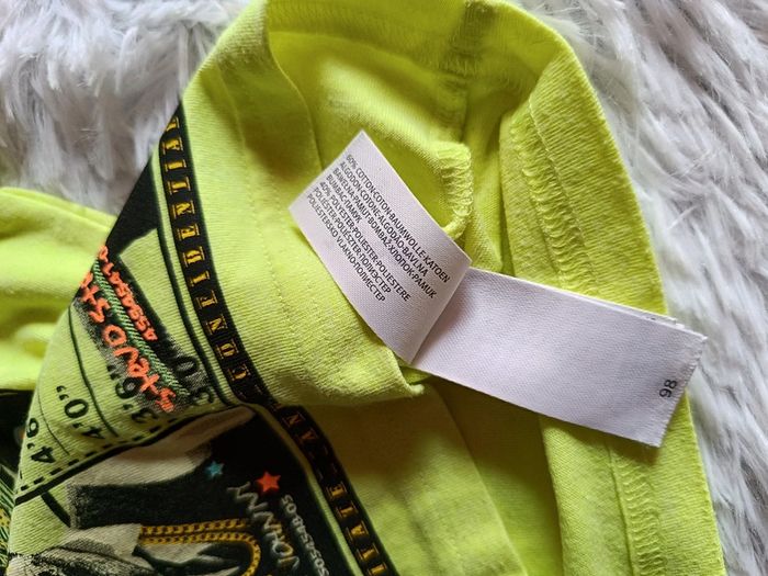Tshirt vert fluo " the unusual suspects " T. 98 cm Palomino - photo numéro 6