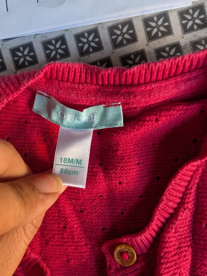 Gilet bébé fille 18 mois - photo numéro 2