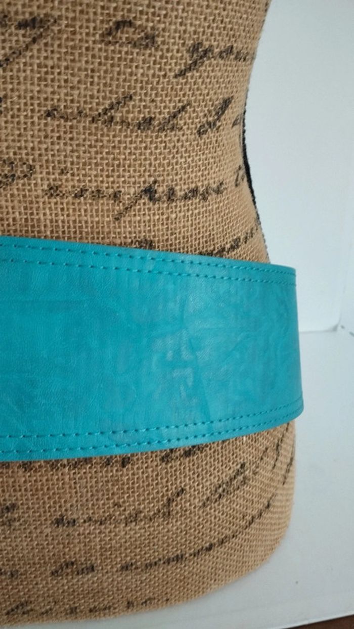 Ceinture large bleu 100 cm femme - photo numéro 9