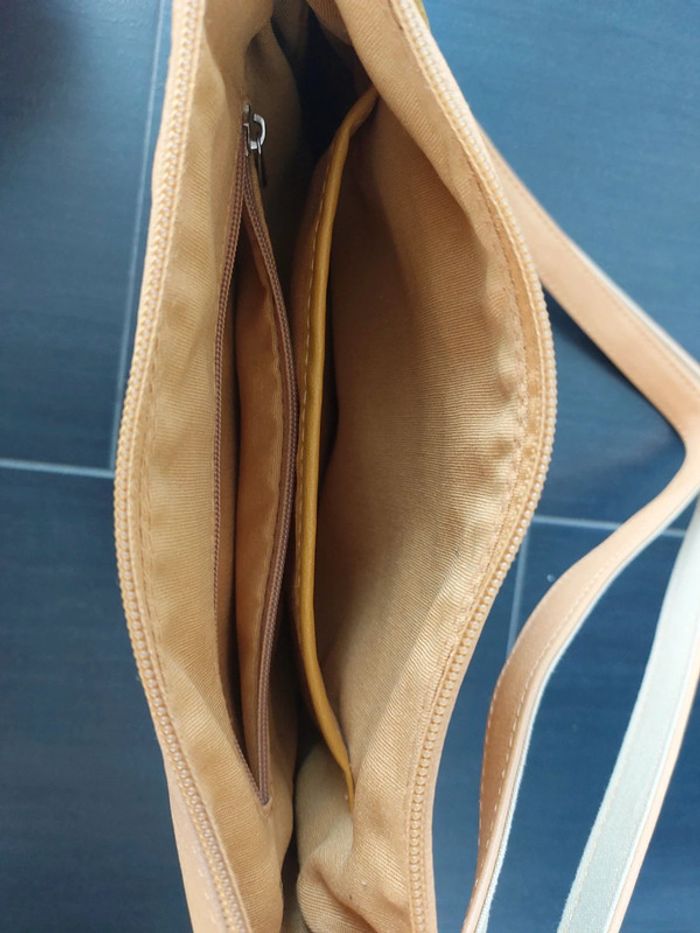 Sac à main bandoulière jaune moutarde - photo numéro 3