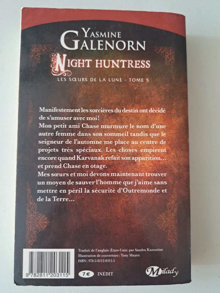 Livre Night Huntress - photo numéro 2