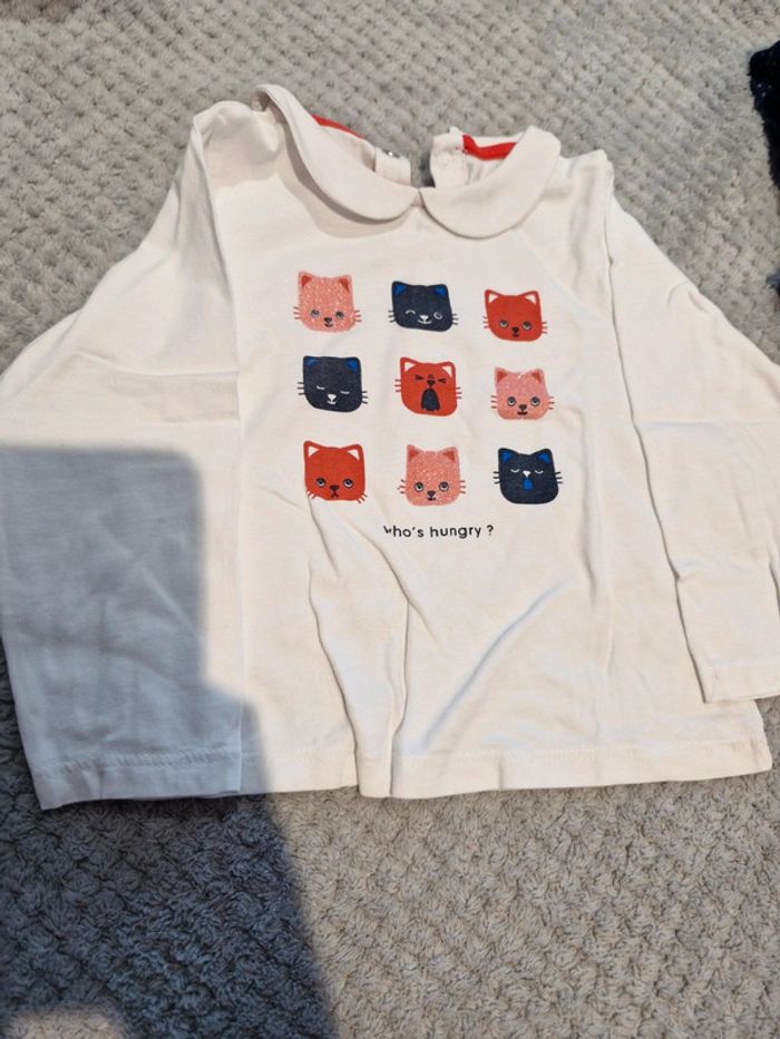 Ensemble salopette et t-shirt Obaïbi 18mois fille - photo numéro 8