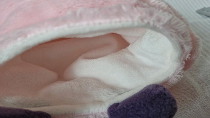 Doudou plat marionnette lapin rose Kaloo - photo numéro 5