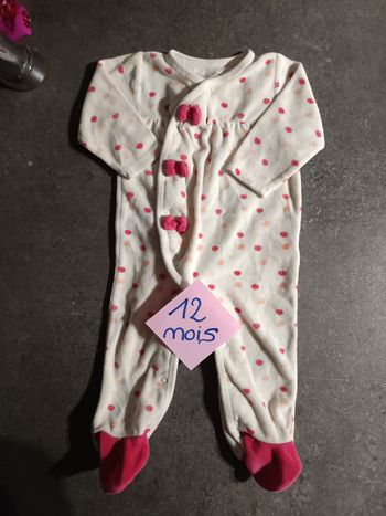 Pyjama noeuds 12 mois