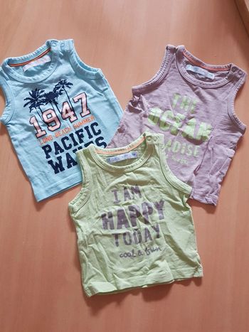 Lot débardeurs 3 mois