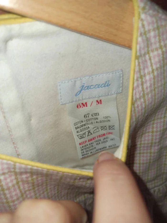 Robe jacadi 6 mois tbe - photo numéro 3