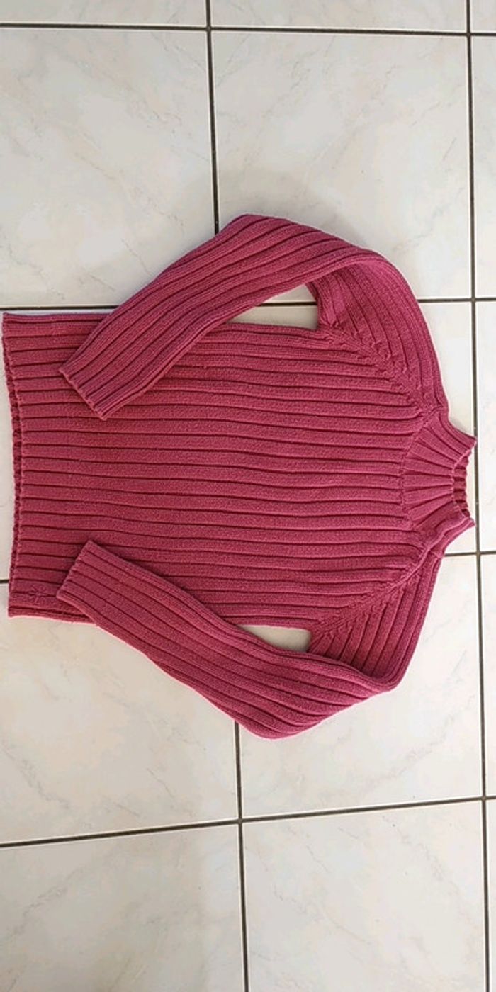 Pull col roulé