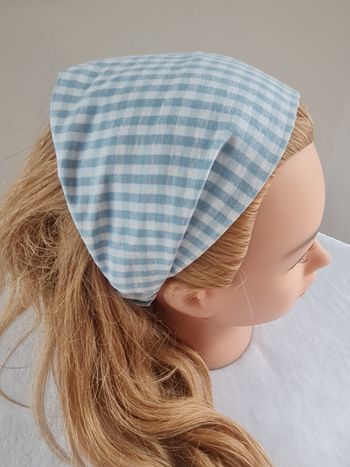 Bandeau fichu vichy