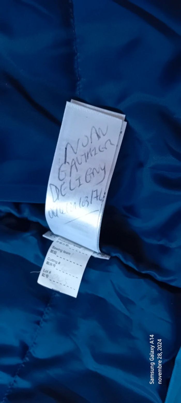 Blouson coupe vent doublé tribord bleu garçon 12 ans décathlon - photo numéro 18