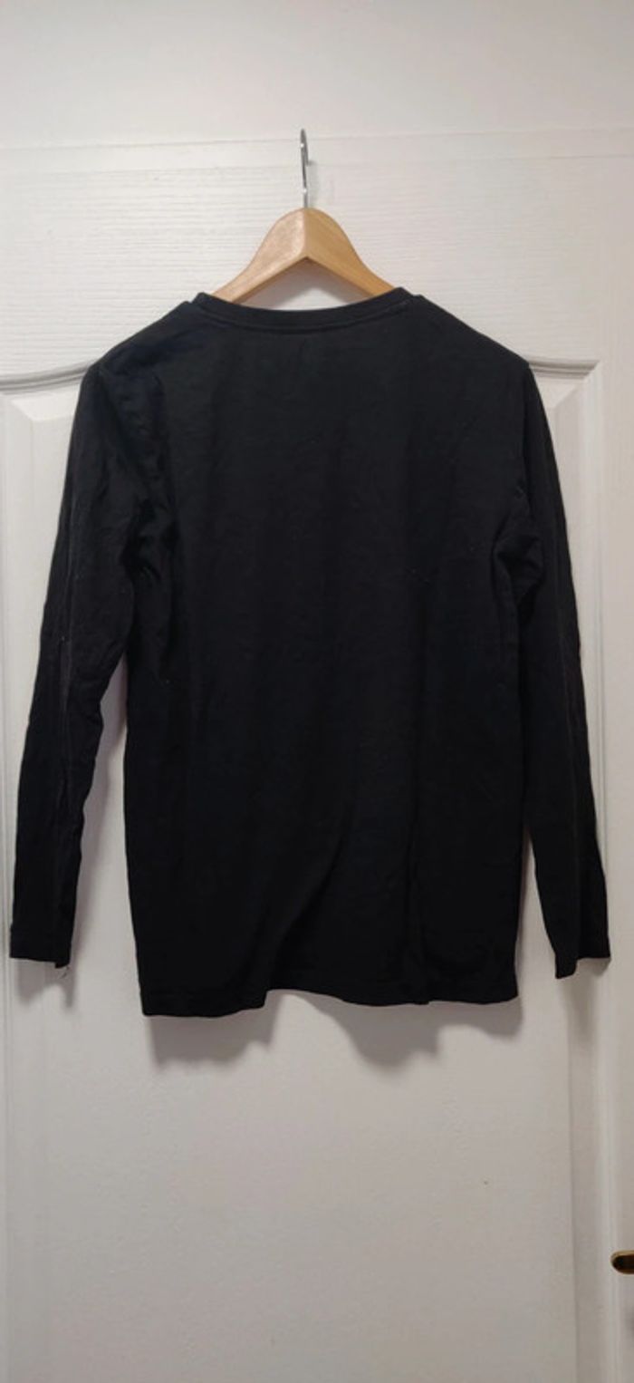 Tshirt ml noir Kiabi 14 ans - photo numéro 2