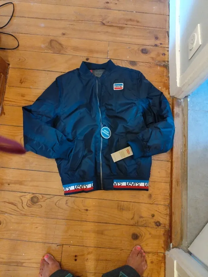 Veste bombers matelassée Levi's 12/13 ans 158 cm bleu marine