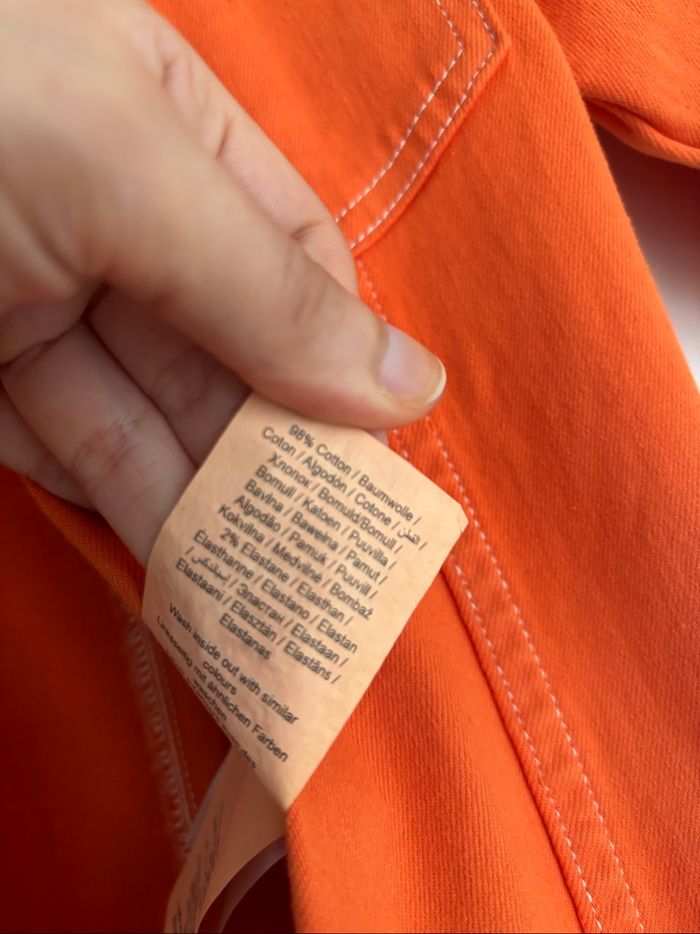 Robe en jean orange ICHI - photo numéro 10