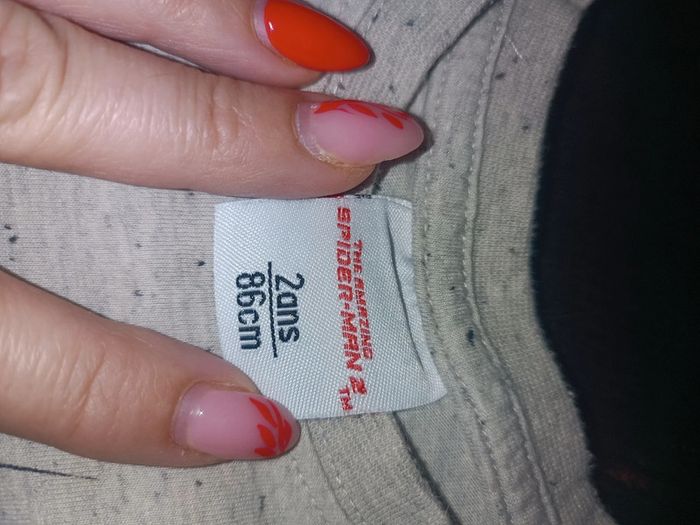 Tee-shirt manches longues 2 ans spiderman - photo numéro 3