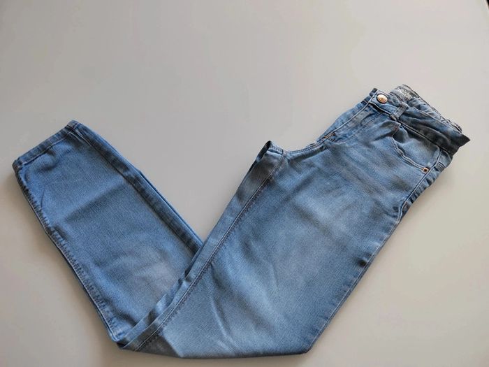 Jean super skinny en tissu super stretch avec taille mi haute Bleu clair Taille 10 ans