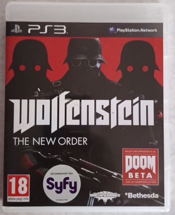 Wolfenstein The New Order Jeu Playstation 3 Ps3 Dc Pal Fr Sans Notice Bethesda