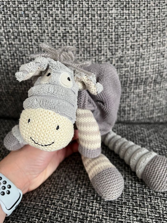 Doudou peluche âne - photo numéro 4
